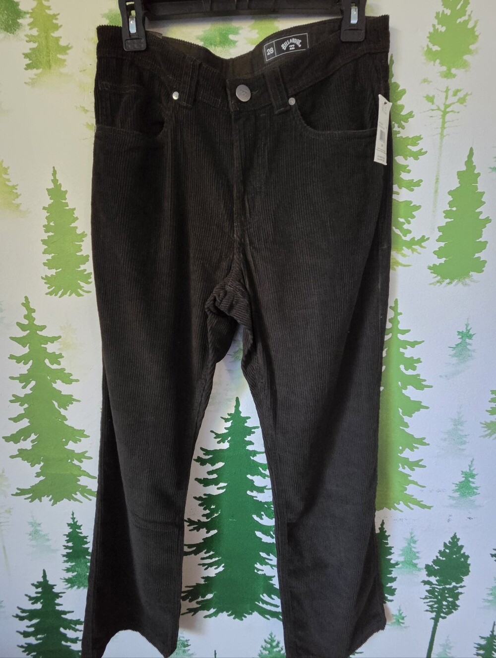 Billabong Men's Black Corduroy Pants